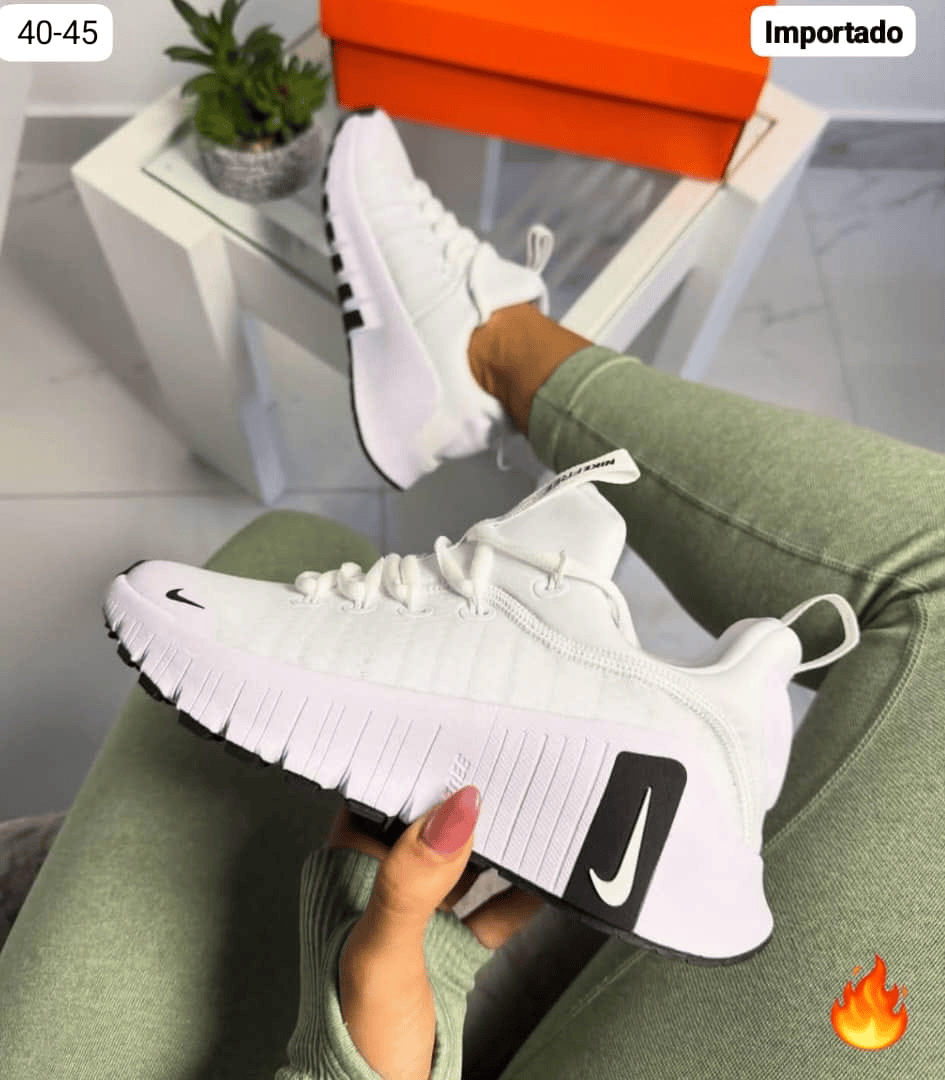 Sneaker blanco verde
