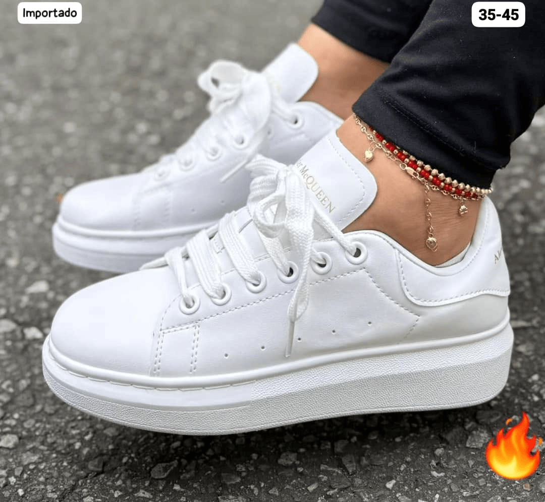 Casual blanco deportivo